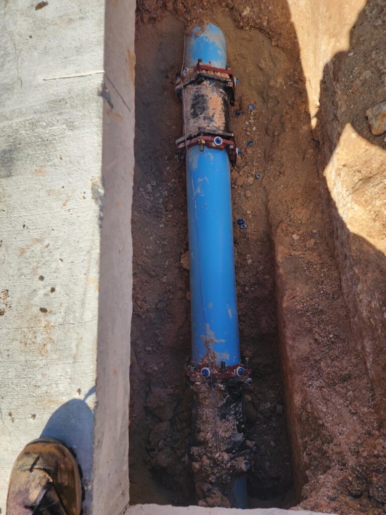 Mj Fittings installation under ground