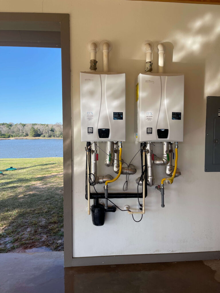 tankless water heater installation