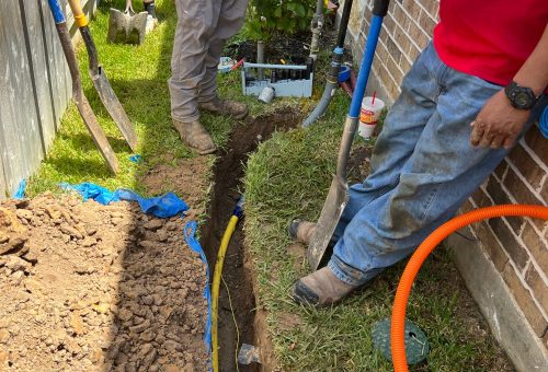 in charge of water installation in charge of water installation